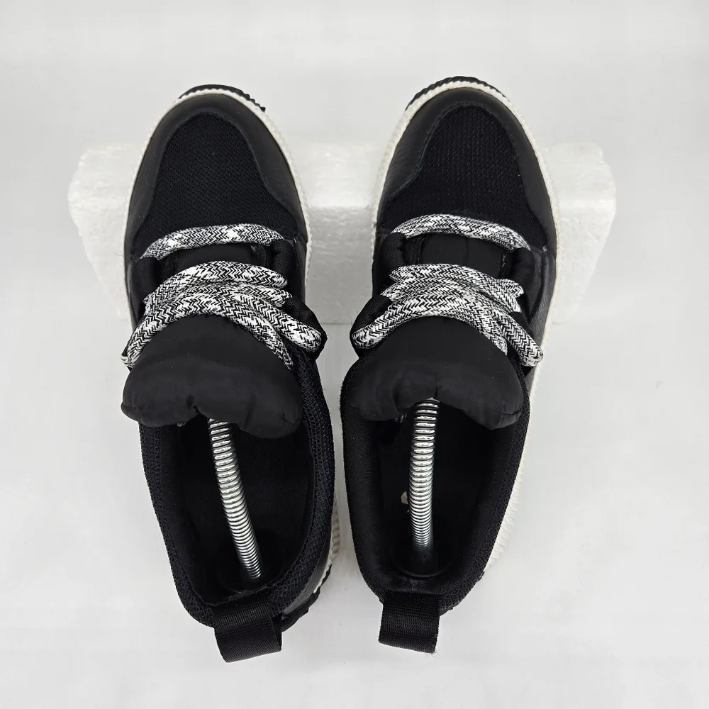 Sorel Out N About Plus Black Street Sneak Sneakers Women's Size 5